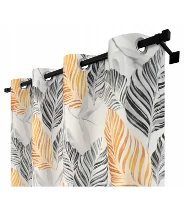 Záves s krúžkami 140cmx250 cm farba Dorado 01