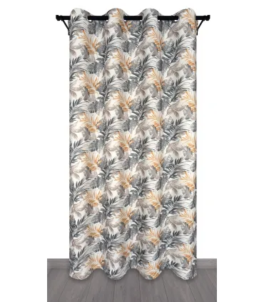 Záves s krúžkami 140cmx250 cm farba Dorado 01