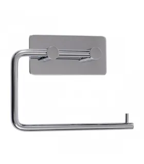 Samolepiaci držiak na toaletný papier, nerezová oceľ - leštená