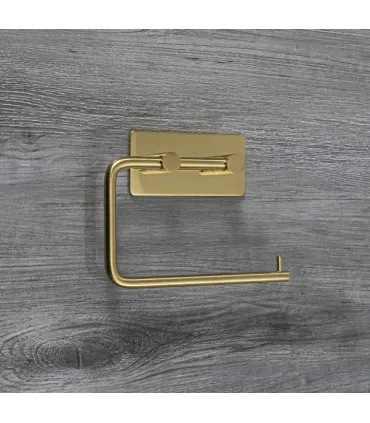 Samolepiaci držiak na toaletný papier, nerezová oceľ - leštená