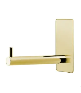 Samolepiaci držiak na toaletný papier, nerezová oceľ - leštená