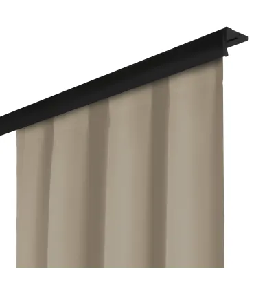 Záves na riasiacej páske 140cmx250 cm farba Olivovo Sivá