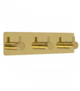 Trojitý samolepiaci vešiak Inox N009