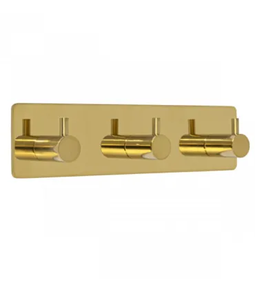 Trojitý samolepiaci vešiak Inox N009