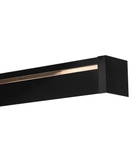 Garniža Galaxy dvojradová čierna s dekoračným pásikom