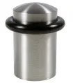 Türstopper 27/46 mm aus gebürsteter Edelstahl