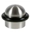 Türstopper 25/25 mm aus gebürsteter Edelstahl