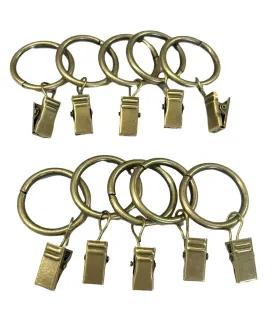 Krúžok so štipcom kus antik  Ø19 mm