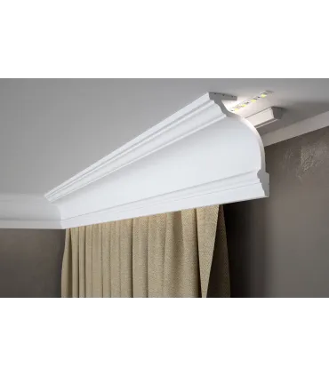 Garnižová stropná lišta MARDOM MD105 - vhodná pre LED podsvietenie