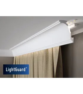 Garnižová stropná lišta MARDOM MD105 - vhodná pre LED podsvietenie