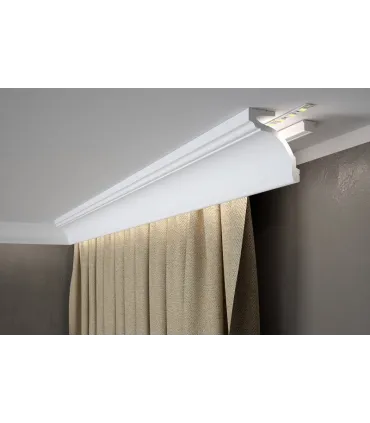 Garnižová stropná lišta MARDOM MD105 - vhodná pre LED podsvietenie