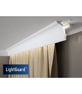 Garnižová stropná lišta MARDOM MD105 - vhodná pre LED podsvietenie