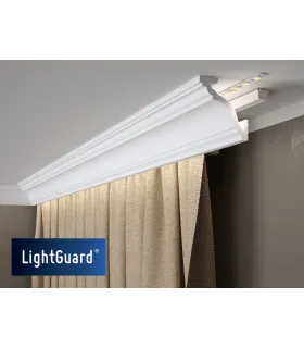 Garnižová stropná lišta MARDOM MD105 - vhodná pre LED podsvietenie