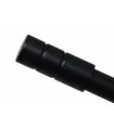 Zylinder-Endkappe glatt schwarz Ø25 mm, Der Preis gilt für ein Stück