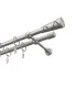 Satin nickel Ø 19 mm - Cylinder