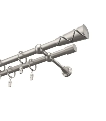 Satin nickel Ø 19 mm - Cylinder