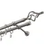 Satin nickel Ø 19 mm - Cylinder Crystal