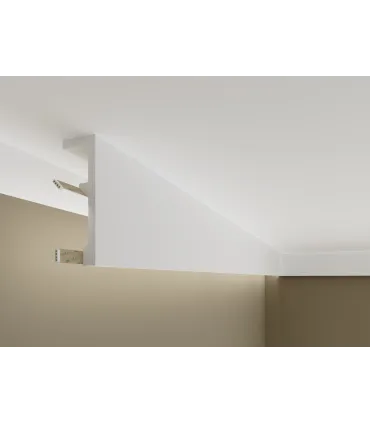 Garnižová stropná lišta MARDOM QL026 - vhodná pre LED podsvietenie