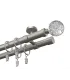 Satin nickel Ø 25/19 mm - Beluno