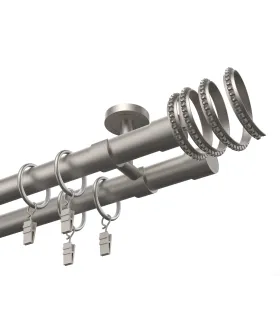 Satin nickel Ø 25/19 mm - Beluno