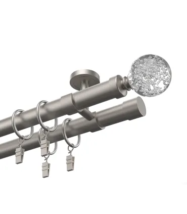 Satin nickel Ø 25/19 mm - Beluno