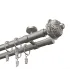 Satin nickel Ø 25/19 mm - Beluno