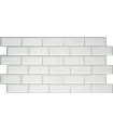 PVC-Verkleidungspaneel 3D P0002 48,5 x 96 cm