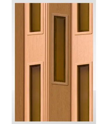 Zhrňovacie dvere plné Breza