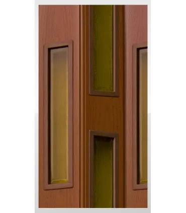 Zhrňovacie dvere plné Breza