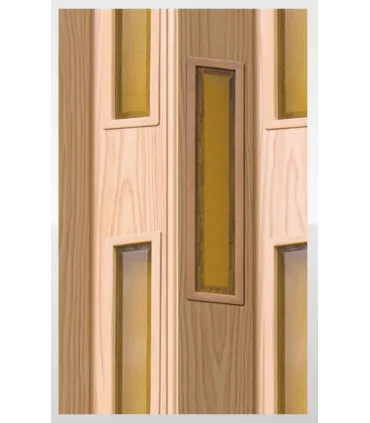 Zhrňovacie dvere plné Breza