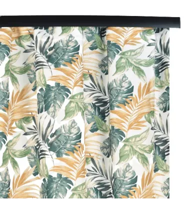 Záves na riasiacej páske 140cmx250 cm farba Flores 02