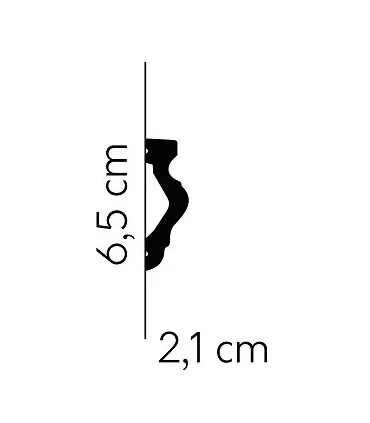 Dekoratívna lišta na stenu 2m