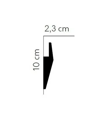 Dekoratívna lišta na stenu 2m