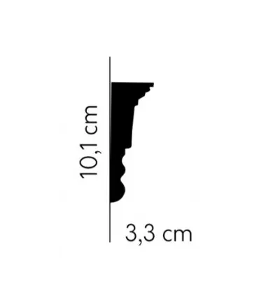 Dekoratívna lišta na stenu 2m