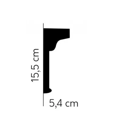 Dekoratívna lišta na stenu 2m