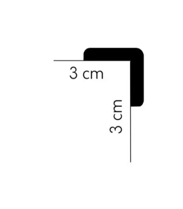 Dekoratívna lišta na stenu 2m