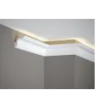 Dekorleiste für die Decke MD106 200 x 5.7 x 5.7 cm Mardom – geeignet für LED-Beleuchtung
