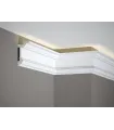 Dekorleiste für die Decke MD137 200 x 9.6 x 5.5 cm Mardom – geeignet für LED-Beleuchtung