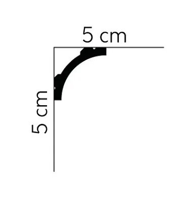 Dekoratívna lišta na stenu 2m