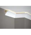Dekorleiste für die Decke MD380 200 x 6.7 x 6.7 cm Mardom – geeignet für LED-Beleuchtung
