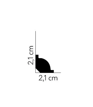 Dekoratívna lišta na stenu 2m
