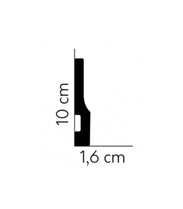 Dekoratívna lišta na stenu 2m