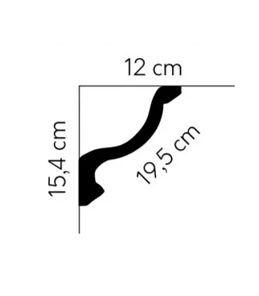 Dekoratívna lišta na stenu 2m