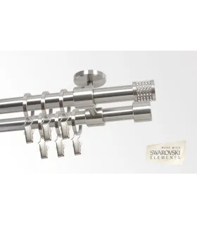 Nerezová oceľ Ø20 mm-swarovski 834