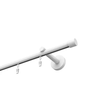 Štýlové hliníkové koľajnice jednoduchá Elegant Čierna Techno