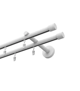 Štýlové hliníkové koľajnice jednoduchá Elegant Čierna Techno