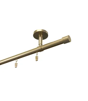 Štýlové hliníkové koľajnice jednoduchá Elegant Čierna Techno