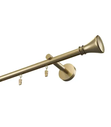 Štýlové hliníkové koľajnice jednoduchá Elegant Čierna Techno