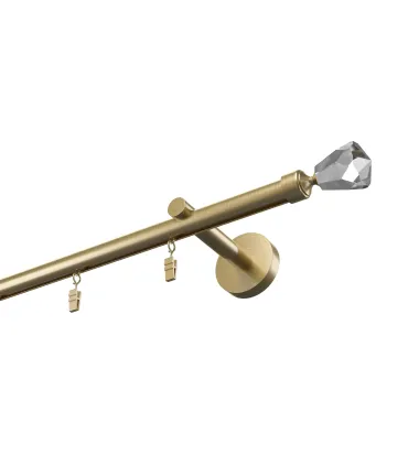 Štýlové hliníkové koľajnice jednoduchá Elegant Čierna Techno