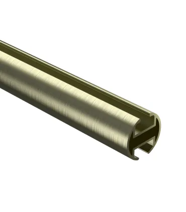 Štýlové hliníkové koľajnice jednoduchá Elegant Čierna Techno